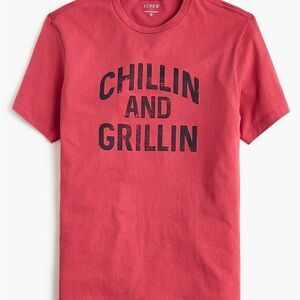 J.Crew Factory “Chillin and Grillin” Tee Shirt Size M – Send Me an Offer!